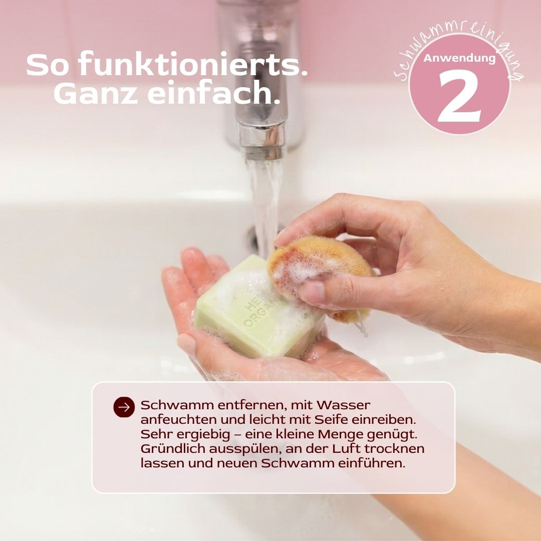 Launch-Bundle: 2 in 1 Intim-Schwammseife + Travel Case
