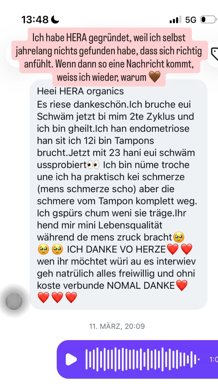 Periodenschwamm_Menstruationsschwamm_Feedback_Kundinnen