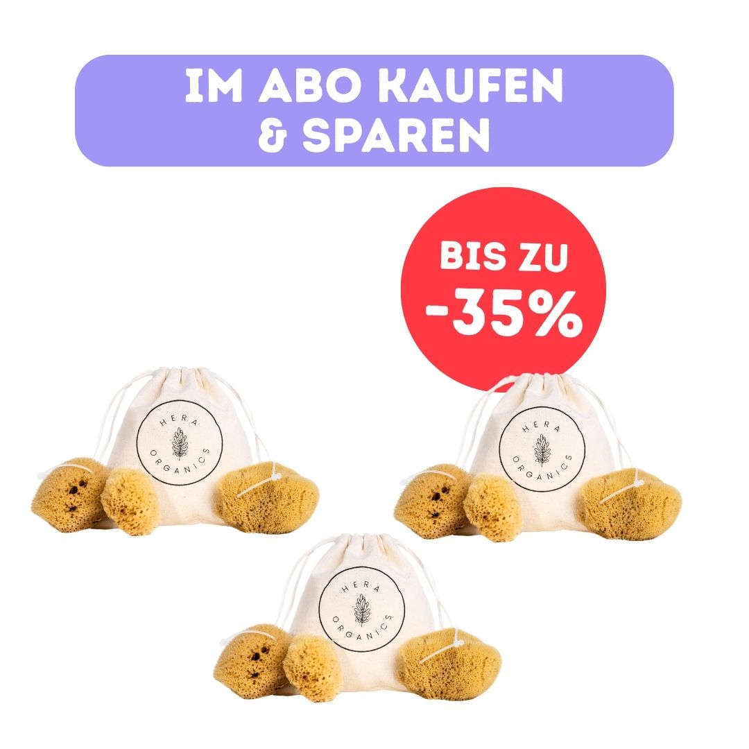 3er Set HERA Menstruations schwamm